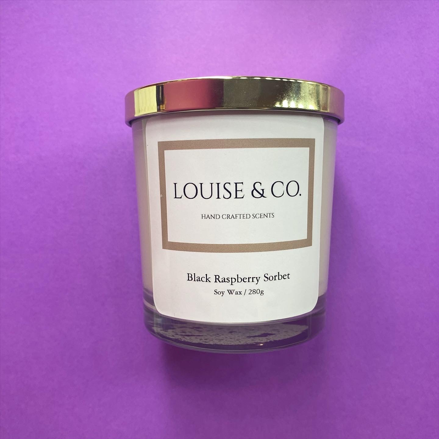 Black Raspberry Sorbet Soy Wax Candle