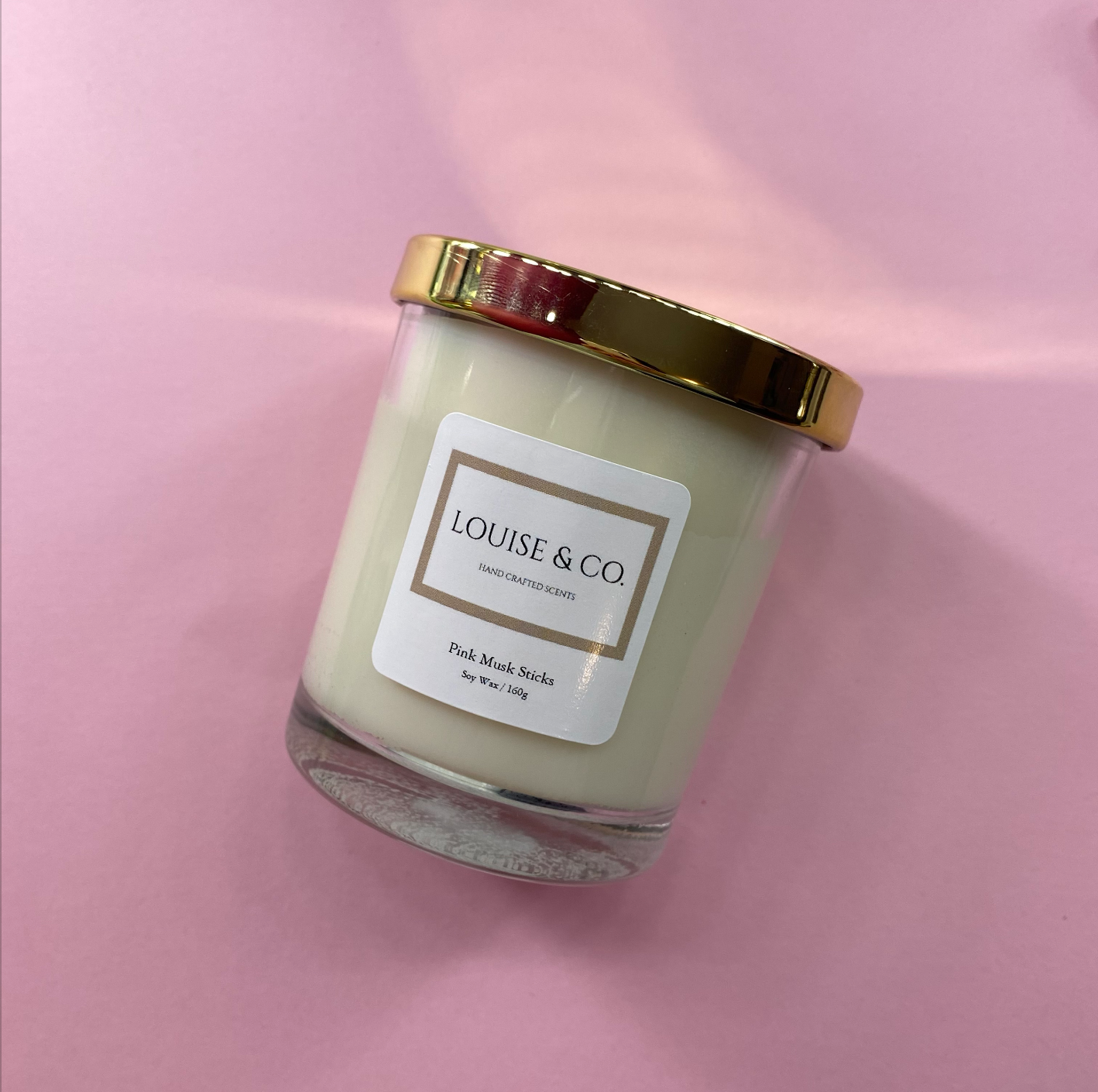 Pink Musk Sticks Soy Wax Candle