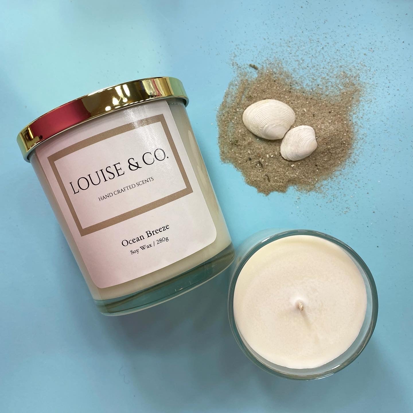Ocean Breeze Soy Wax Candle
