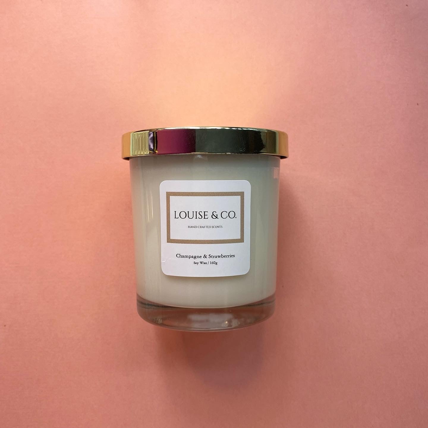 Champagne & Strawberries Soy Wax Candle