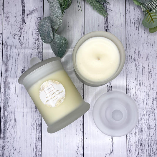 Mrs Claus's Christmas Pudding Candle