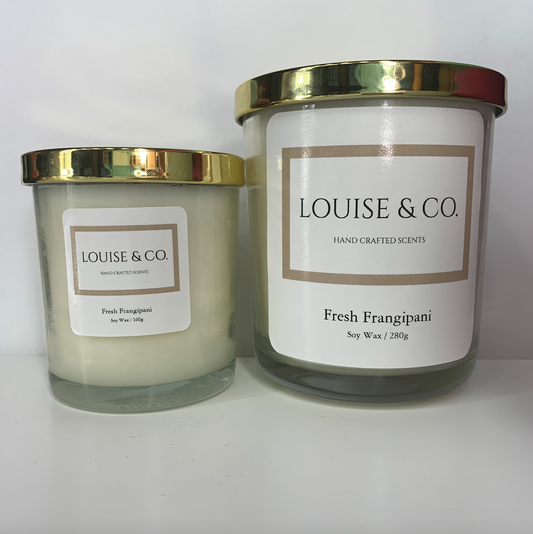 Fresh Frangipani Soy Wax Candle