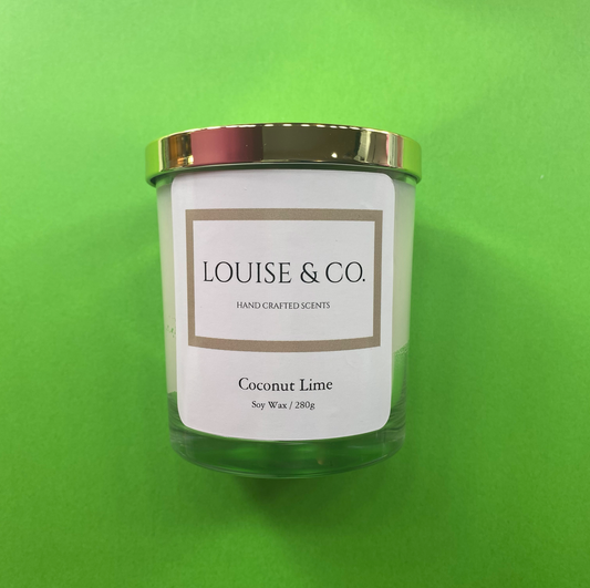 Coconut Lime Soy Wax Candle