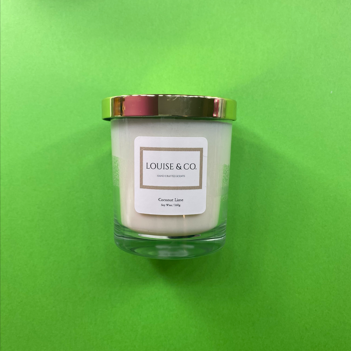 Coconut Lime Soy Wax Candle